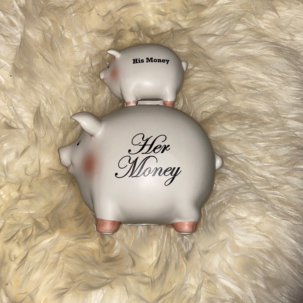 His and hers piggy bank